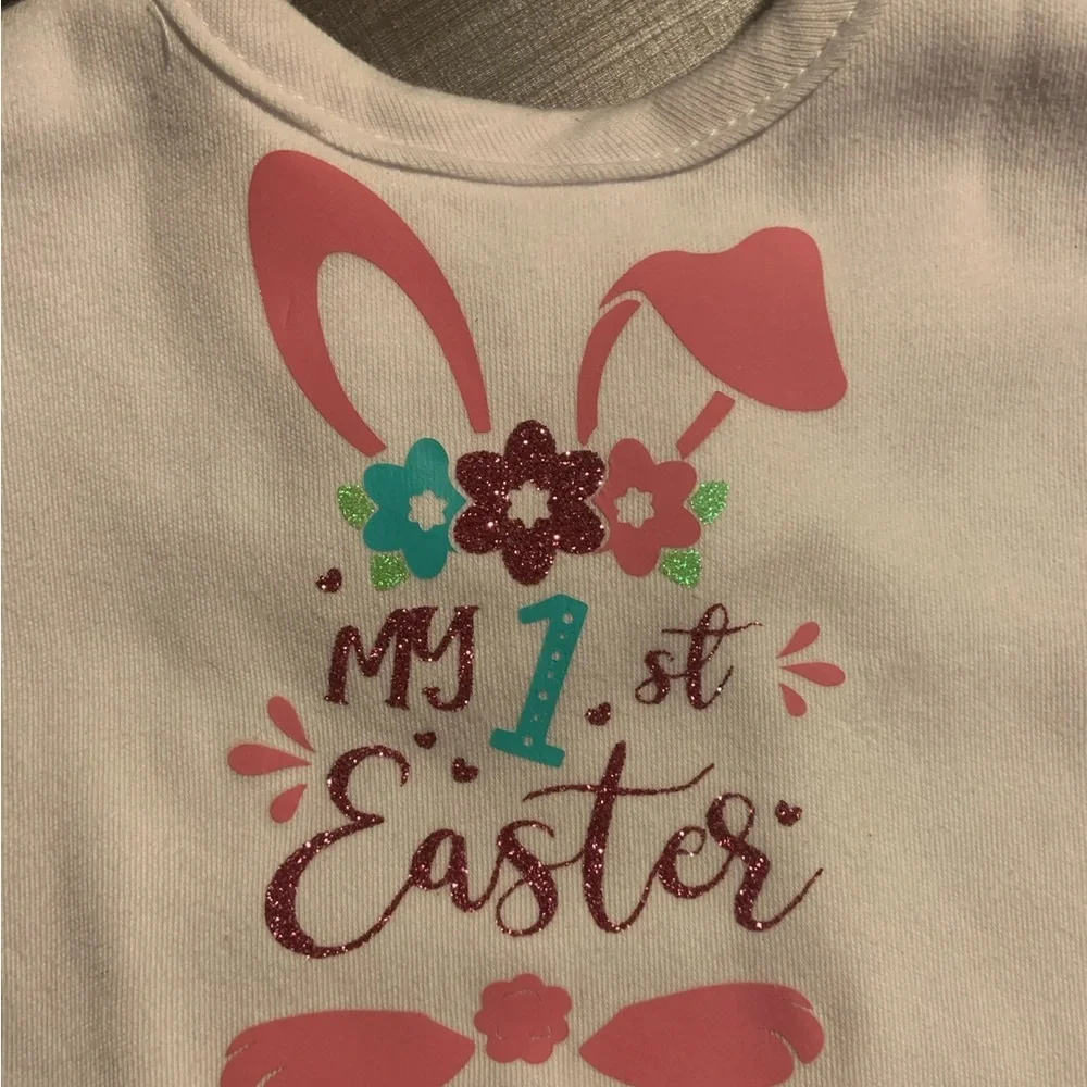 Brand New Handmade My 1st Easter Baby Bib